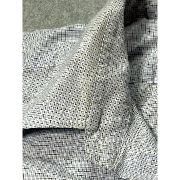 Polo By Ralph Lauren Mens XL 16 1/2 Andrew Purple Plaid Long Sleeve Button Up - Picture 5 of 8